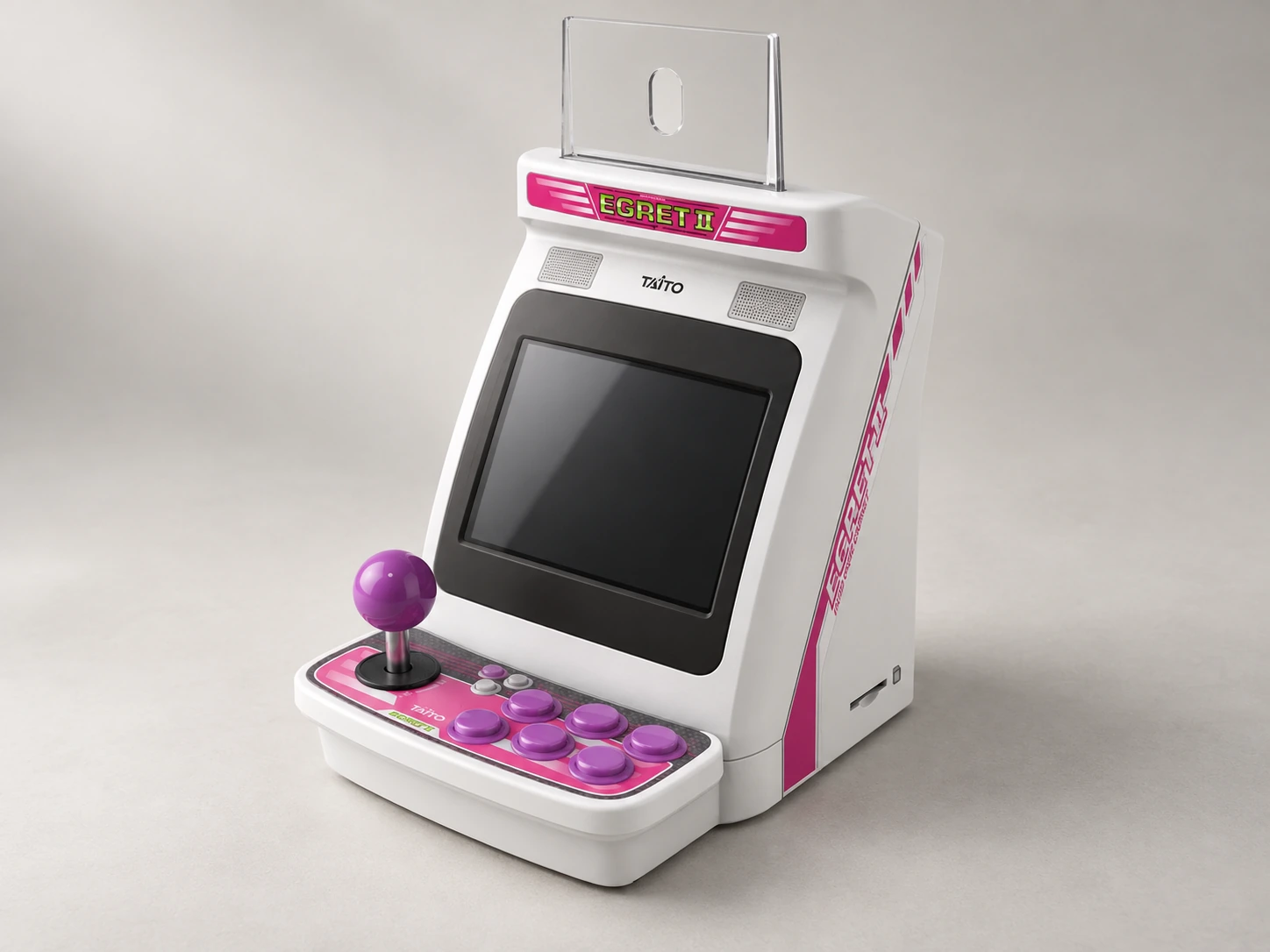 AI-generated studio portrait of EGRET II mini, Japan · original TAS-H-001.